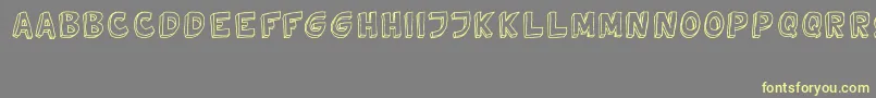 TweedyVer02112010Thunderpanda Font – Yellow Fonts on Gray Background