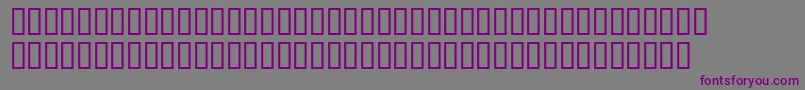 Wod Font – Purple Fonts on Gray Background