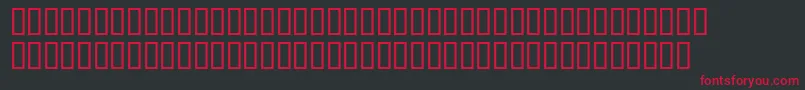 Wod Font – Red Fonts on Black Background