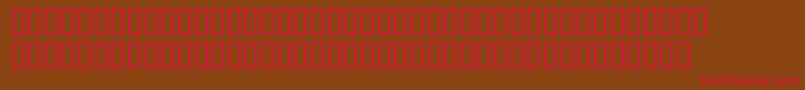 Wod Font – Red Fonts on Brown Background