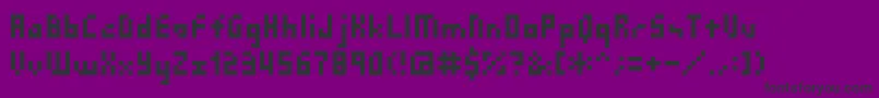 Shakagraphics03 Font – Black Fonts on Purple Background