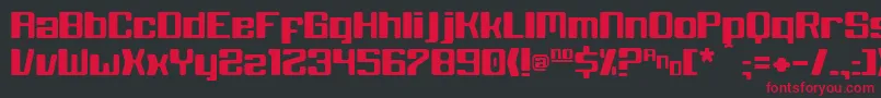 Blackwolf Font – Red Fonts on Black Background