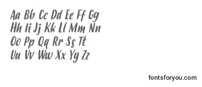 BudidayaItalic-fontti