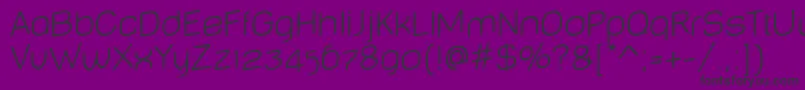 BabyMinethinJumping Font – Black Fonts on Purple Background