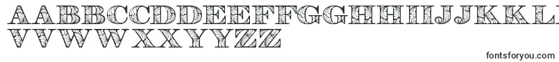Retrographdemo-fontti – englantilaiset fontit