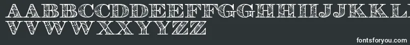 Retrographdemo-fontti – valkoiset fontit