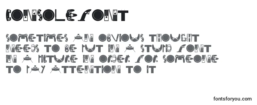 Consolefont Font