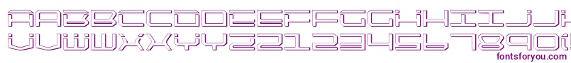 QuicktechShadow-Schriftart – Violette Schriften