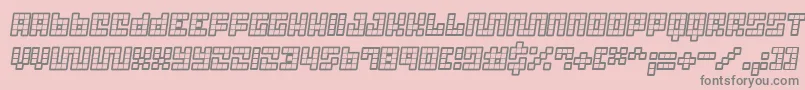 Trickb12 Font – Gray Fonts on Pink Background