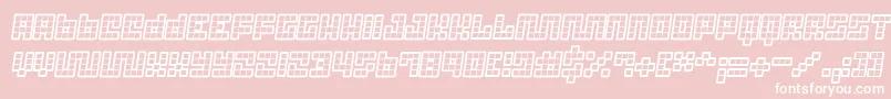 Trickb12 Font – White Fonts on Pink Background