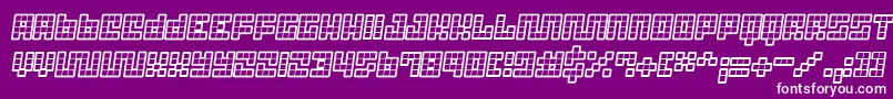 Trickb12 Font – White Fonts on Purple Background