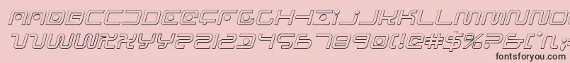 Saganoi Font – Black Fonts on Pink Background