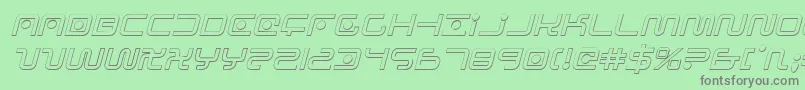 Weitere Informationen zur Saganoi-Schriftart Saganoi-Schriftart – Graue Schriften auf grünem Hintergrund