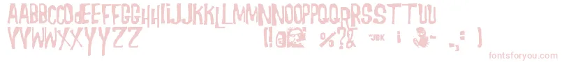 MorgusTheMagnificent Font – Pink Fonts on White Background