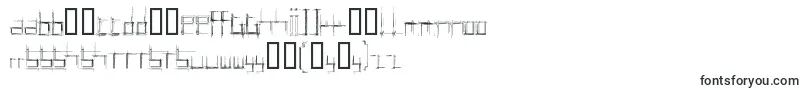 BruisedZero-Schriftart – haussa Schriften