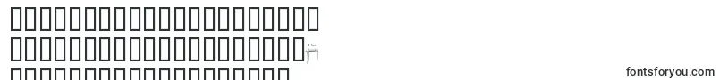BruisedZero-Schriftart – serbische Schriften
