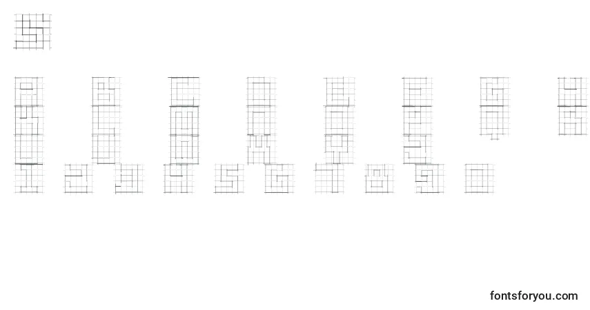 Schriftart Sketchiquac – Alphabet, Zahlen, spezielle Symbole