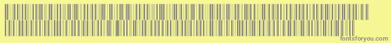 V300007 Font – Gray Fonts on Yellow Background