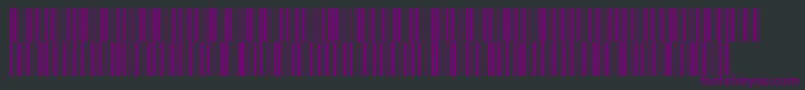 V300007 Font – Purple Fonts on Black Background