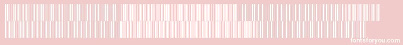 Police V300007 – polices blanches sur fond rose