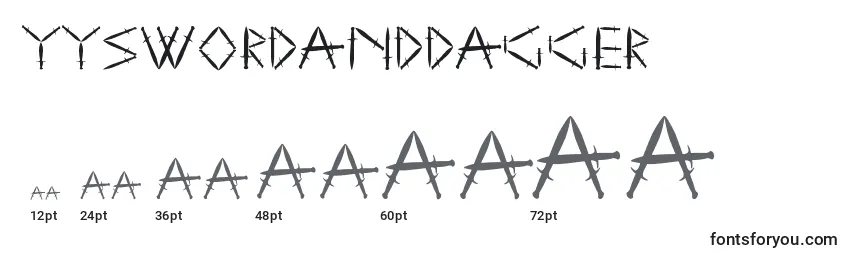 YySwordAndDagger Font Sizes