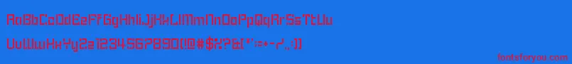 More about PekingAssignment Font PekingAssignment Font – Red Fonts on Blue Background