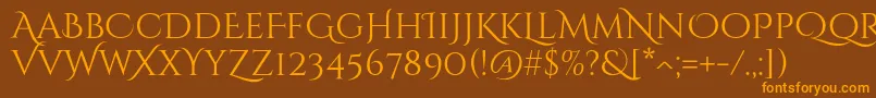 Más sobre la fuente CinzeldecorativeRegular fuente CinzeldecorativeRegular – Fuentes Naranjas Sobre Fondo Marrón