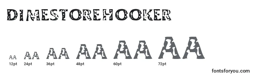 Размеры шрифта DimestoreHooker