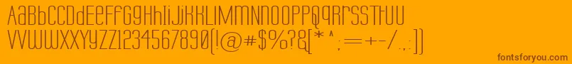 More about LabtopUnicaseWide Font LabtopUnicaseWide Font – Brown Fonts on Orange Background