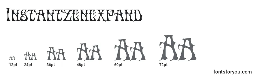 Instantzenexpand Font Sizes
