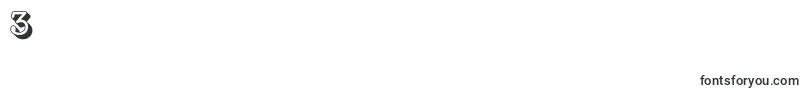 NeobulletinExtruded Font – Fonts for Digit 3