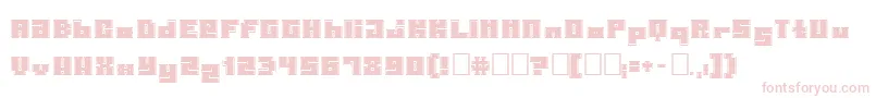 Pormaskinnebrnnare Font – Pink Fonts on White Background