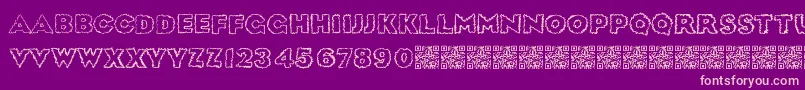 Шрифт Sickdream – розовые шрифты на фиолетовом фоне