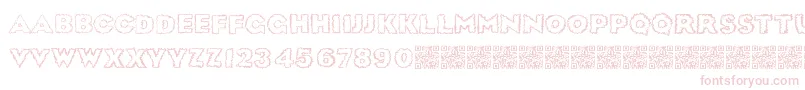 Шрифт Sickdream – розовые шрифты на белом фоне