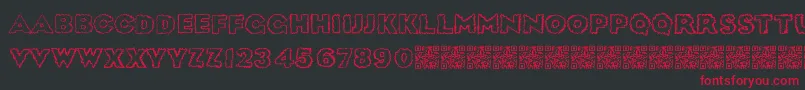 Sickdream Font – Red Fonts on Black Background