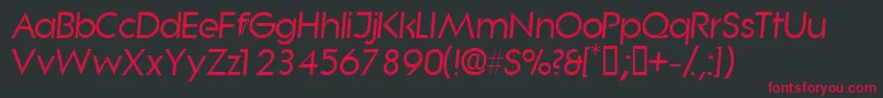 SaborsskItalic Font – Red Fonts on Black Background