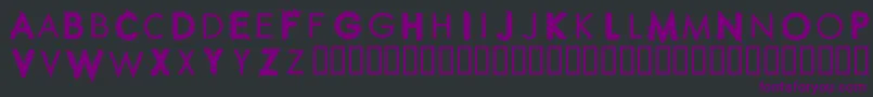 RippleCrumb Font – Purple Fonts on Black Background