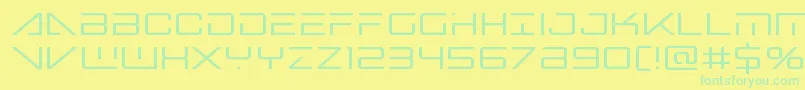 Więcej informacji o czcionce Bansheepilot Czcionka Bansheepilot – zielone czcionki na żółtym tle