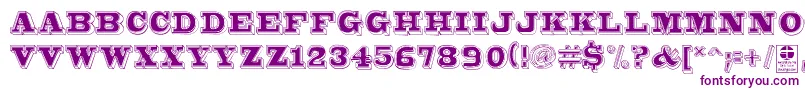 Weitere Informationen zur Bro4dDemo-Schriftart Bro4dDemo-Schriftart – Violette Schriften auf weißem Hintergrund