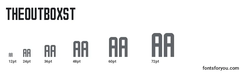 TheOutboxSt Font Sizes