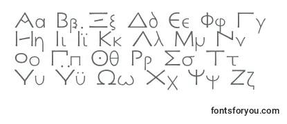 Обзор шрифта GreekSigismundus