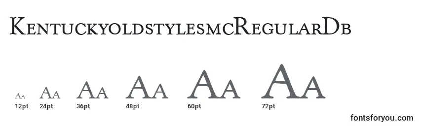 KentuckyoldstylesmcRegularDb Font Sizes