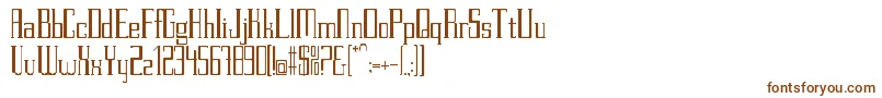 PettitV.2Regular Font – Brown Fonts on White Background