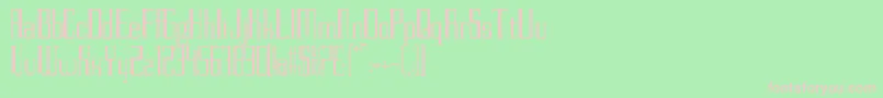 PettitV.2Regular Font – Pink Fonts on Green Background