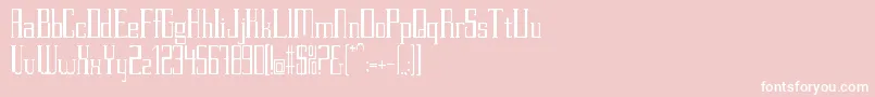 PettitV.2Regular Font – White Fonts on Pink Background