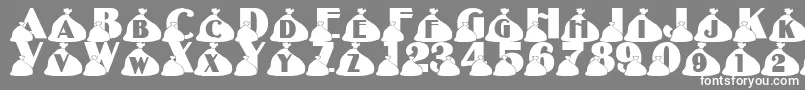 LmsRubbish Font – White Fonts on Gray Background
