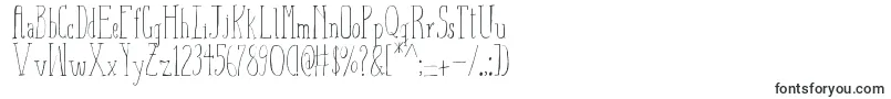 Шрифт AizaShineSerif – рисованные шрифты
