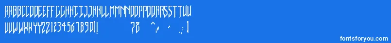 NativeDancer Font – White Fonts on Blue Background