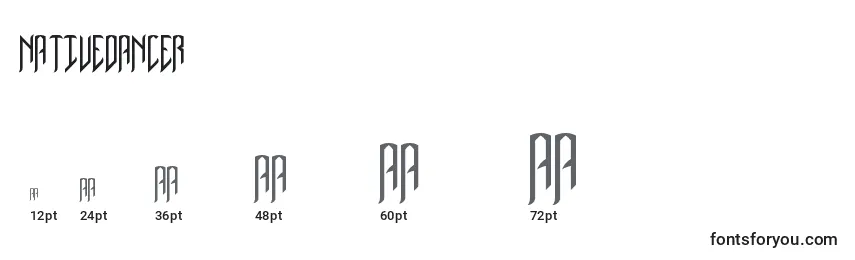 NativeDancer Font Sizes