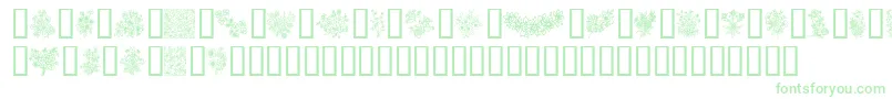 Czcionka InYourGarden – zielone czcionki